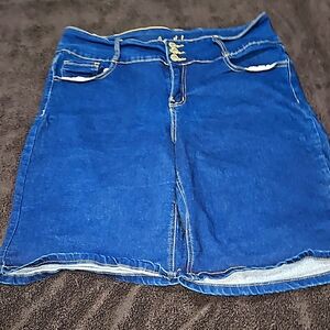 High waist Jean Shorts